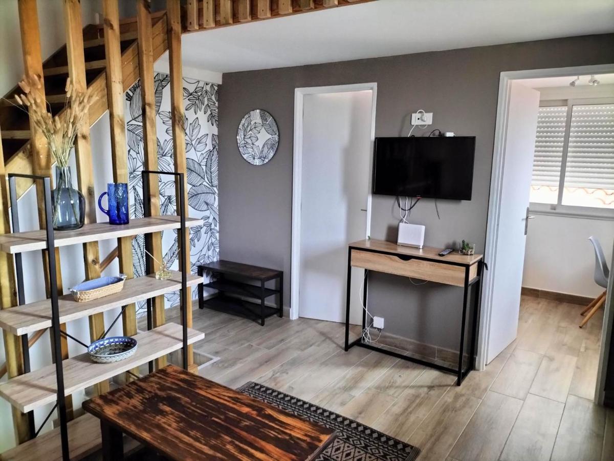 "Les Bambous" Studio Cosy Climatise Au Calme De 37 M2 Parking Gratuit A Argeles Sur Mer 外观 照片